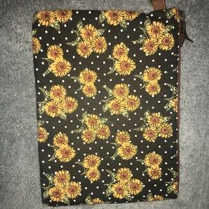Sunflower makeup pouch